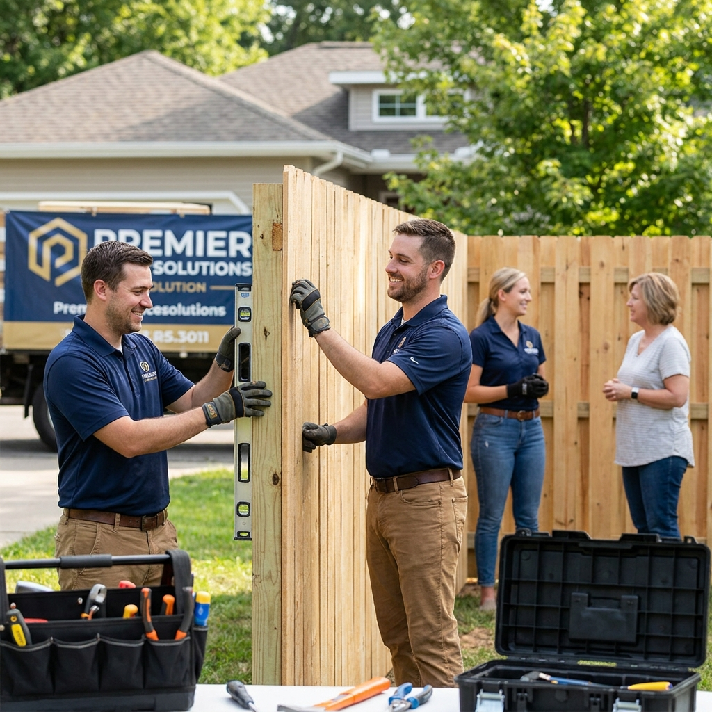 Fence installation